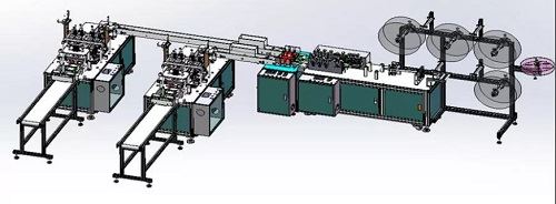 Fully automatic face mask machine 1+2